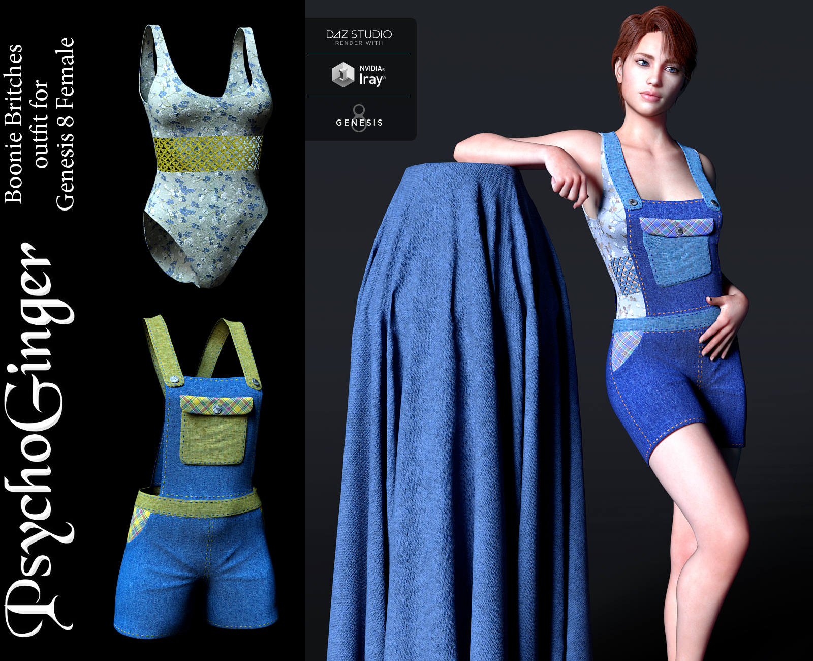 Boonie Britches for Genesis 8 Female by N/A