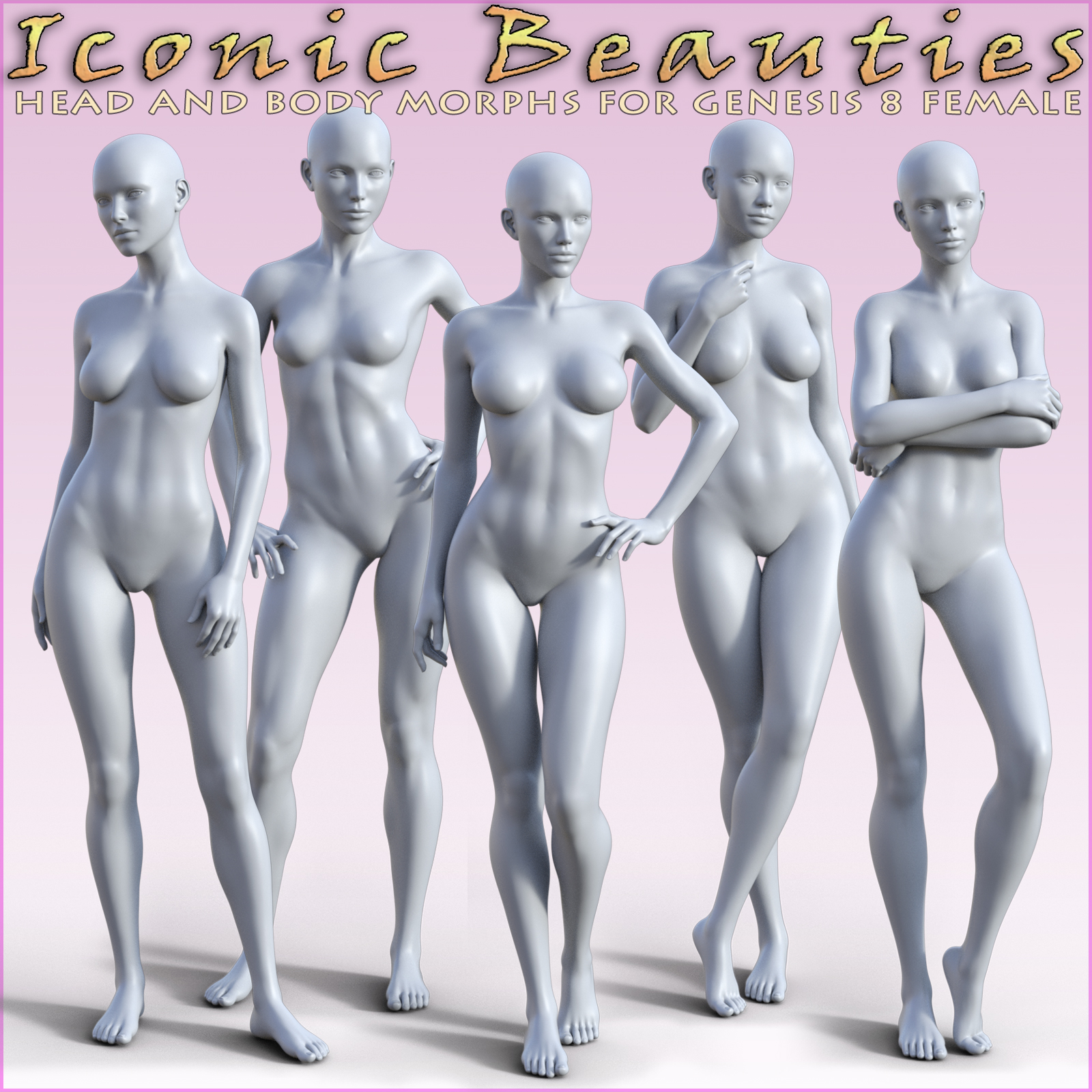 HFS Iconic Beauties for Genesis 8 Females by N/A