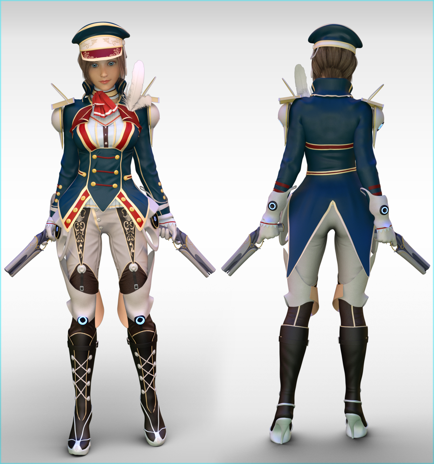Sayomi Anime Outfit  for G3F by N/A