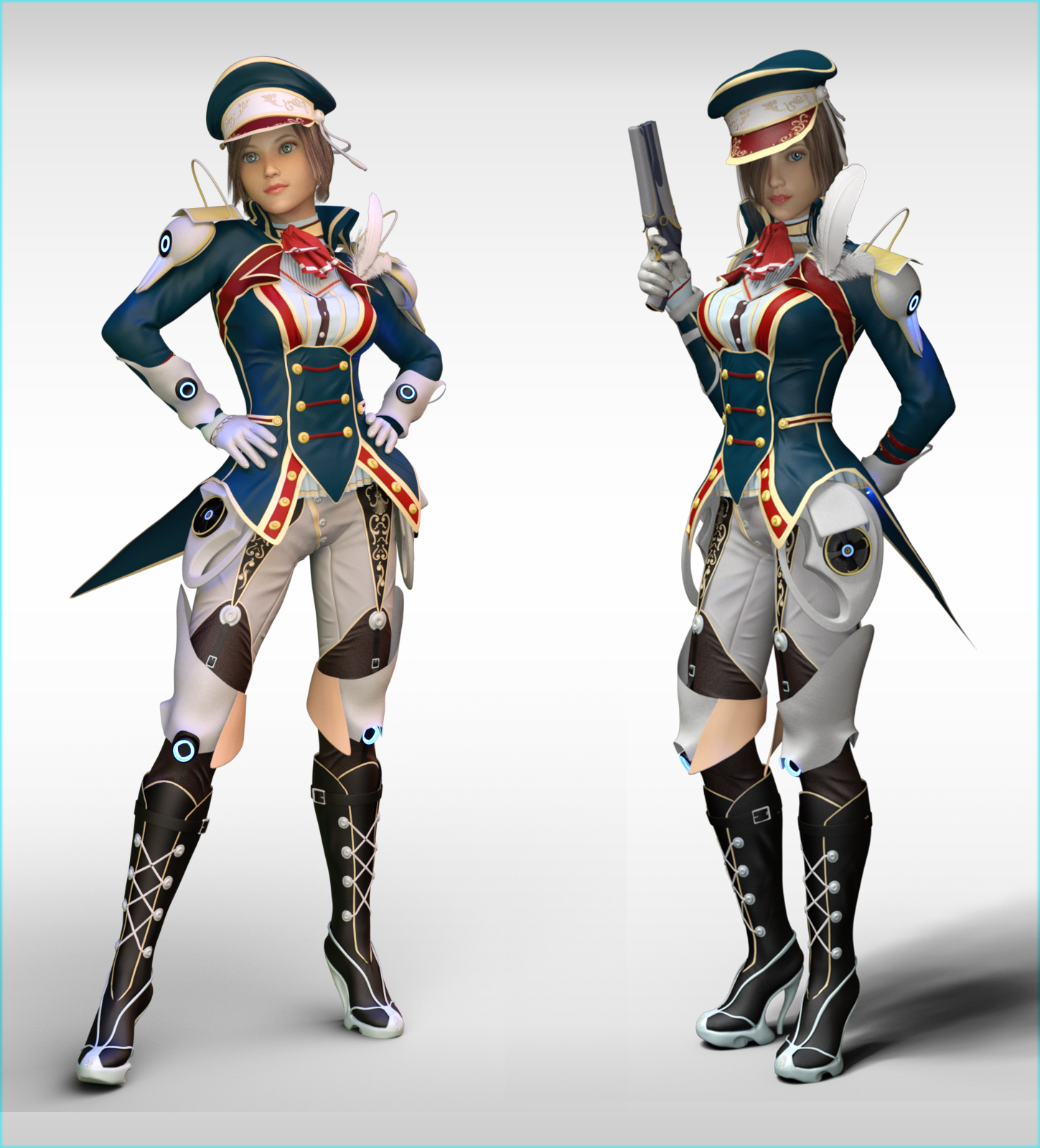 Sayomi Anime Outfit  for G3F by N/A