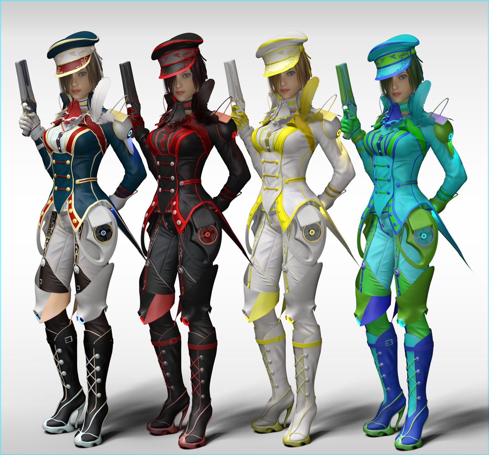 Sayomi Anime Outfit  for G3F by N/A