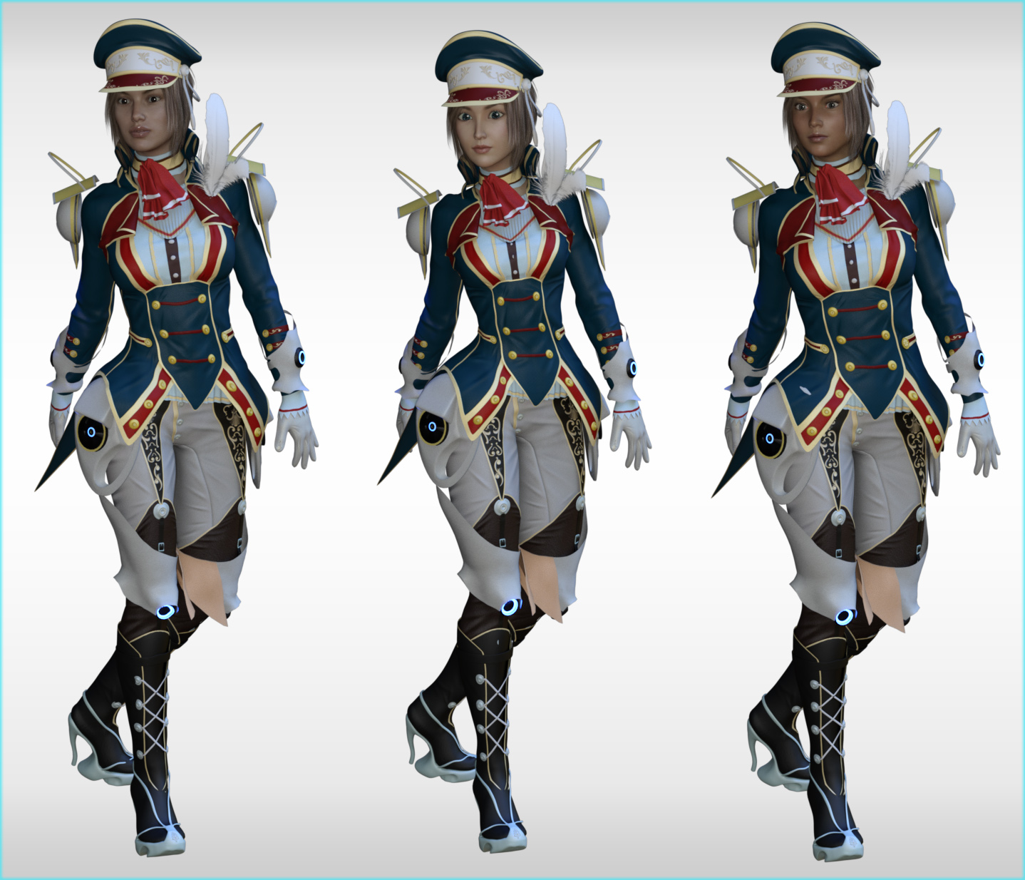 Sayomi Anime Outfit  for G3F by N/A