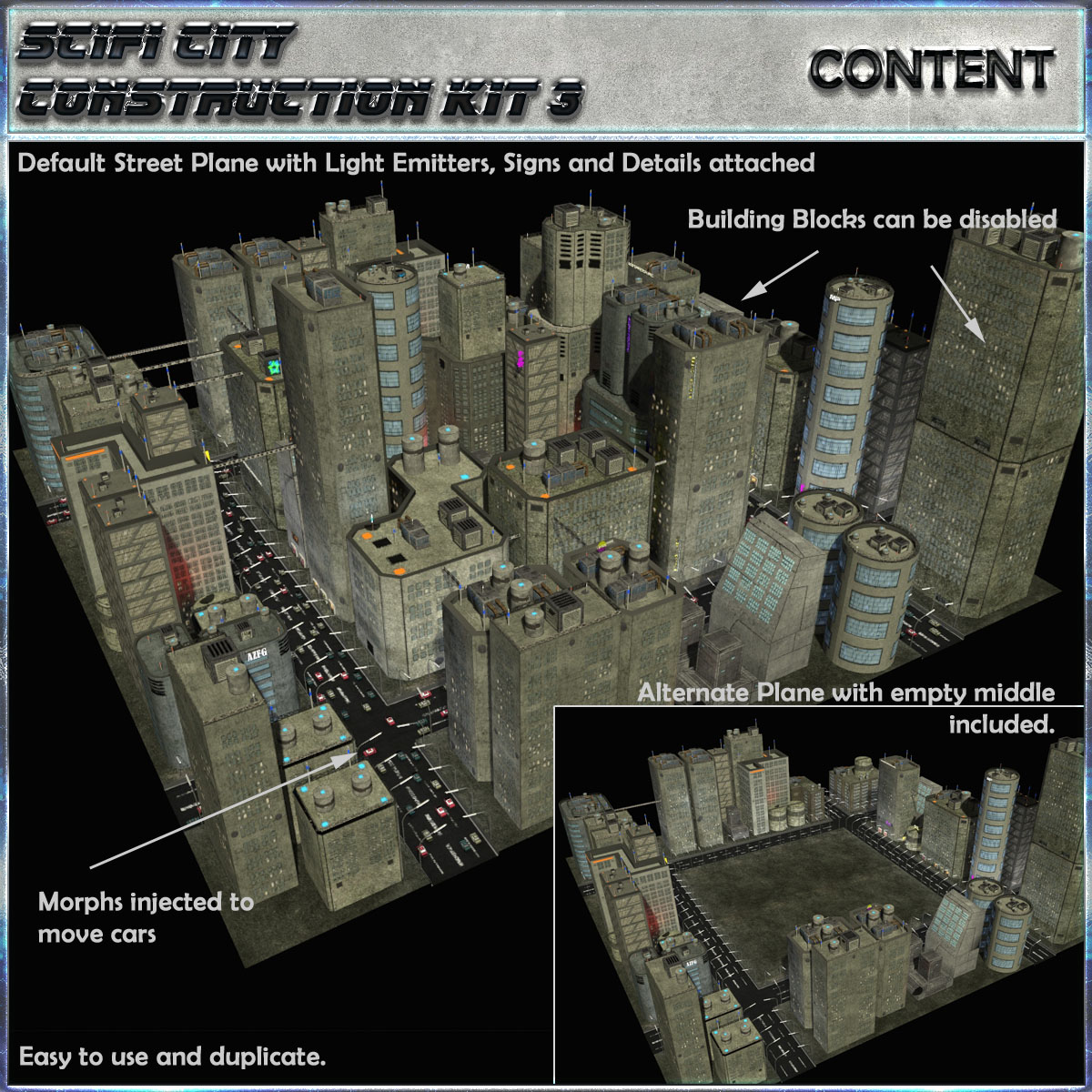 SciFi City Construction Set 3 by N/A