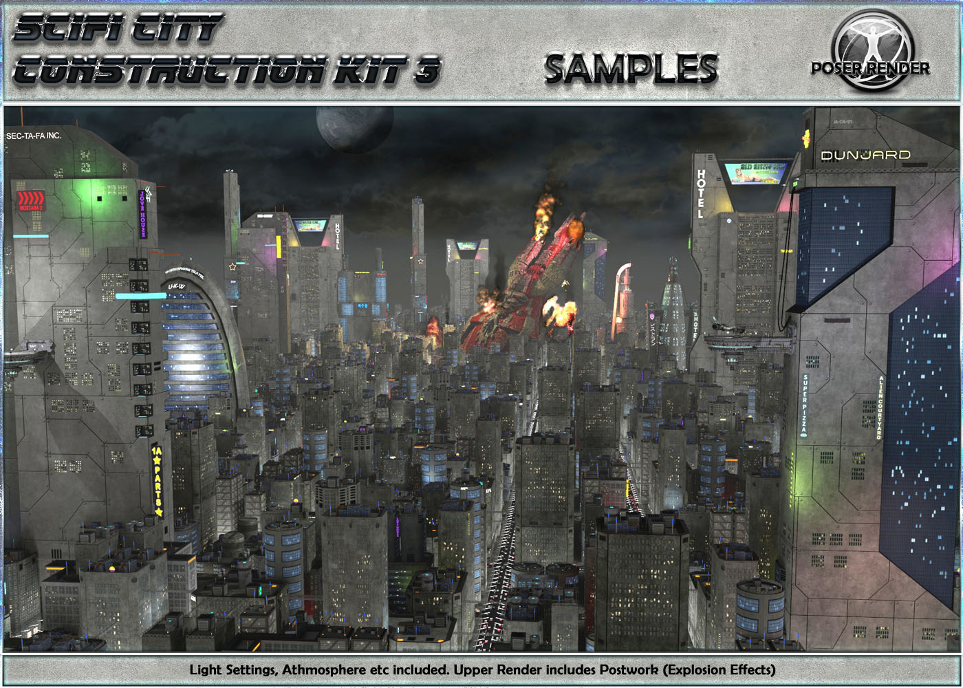 SciFi City Construction Set 3 by N/A