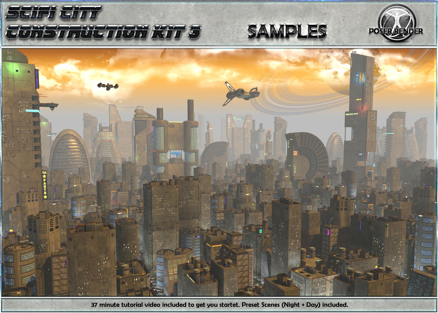 SciFi City Construction Set 3 by N/A
