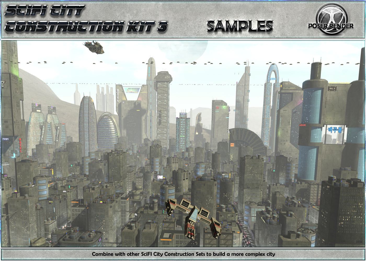 SciFi City Construction Set 3 by N/A