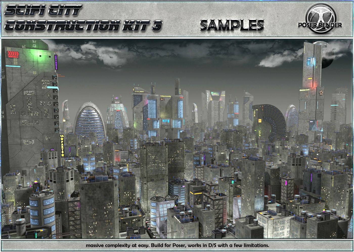 SciFi City Construction Set 3 by N/A