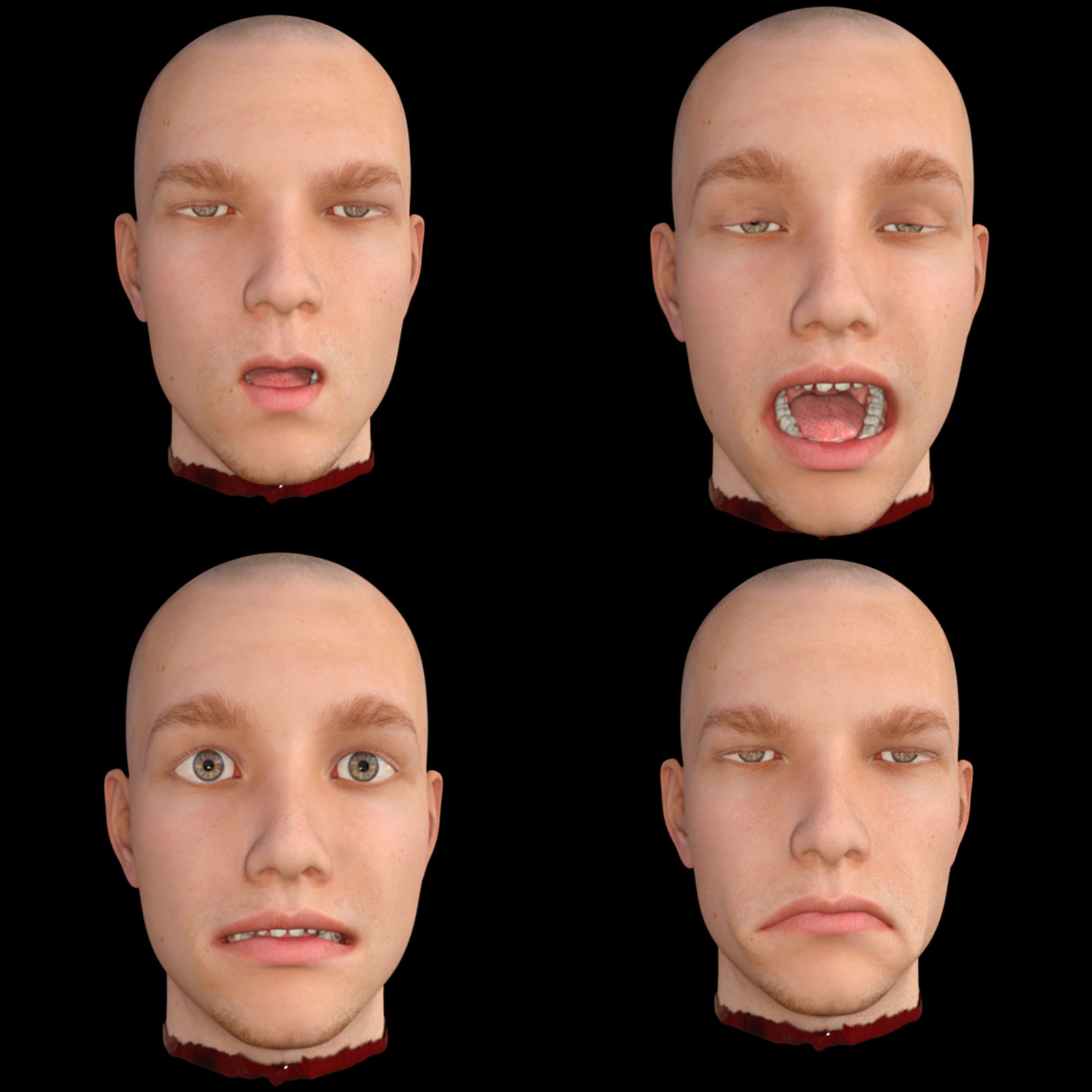 Chopped Head for Genesis 3 Male by N/A