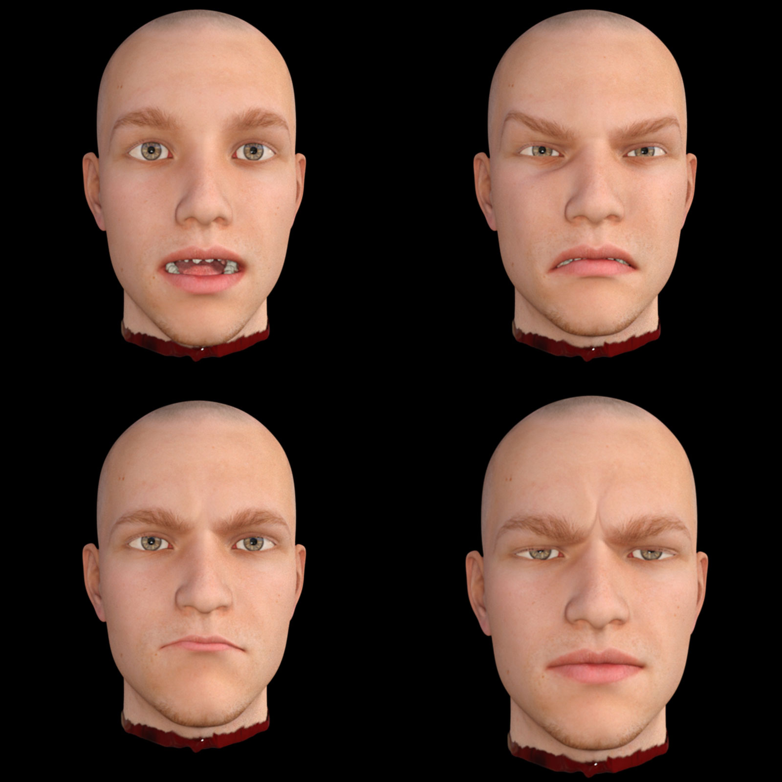 Chopped Head for Genesis 3 Male by N/A