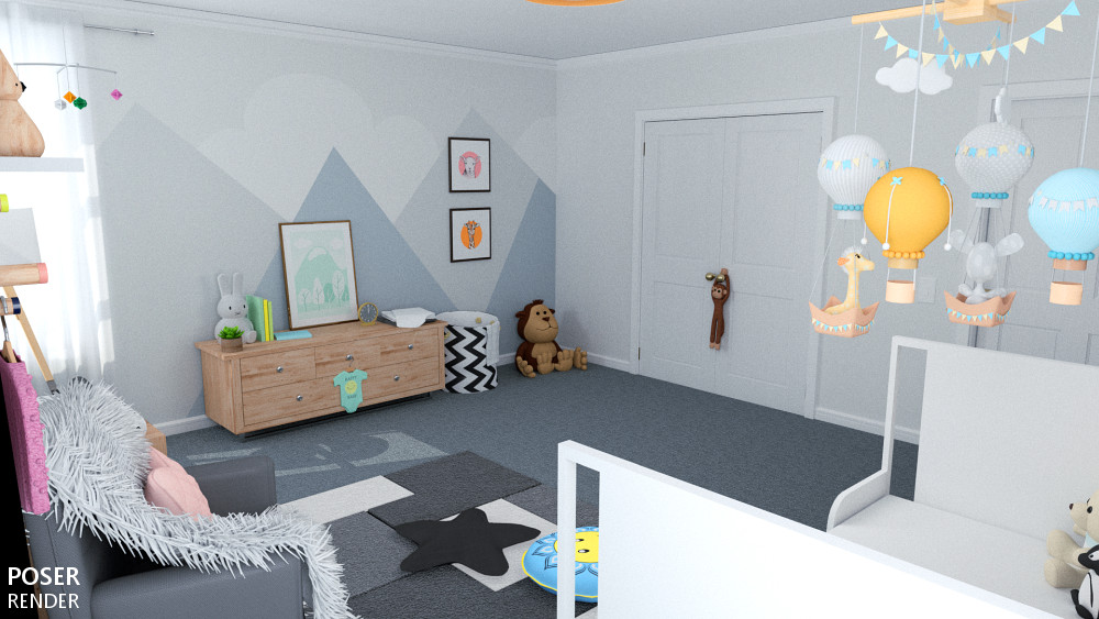 Contemporary Nursery by N/A