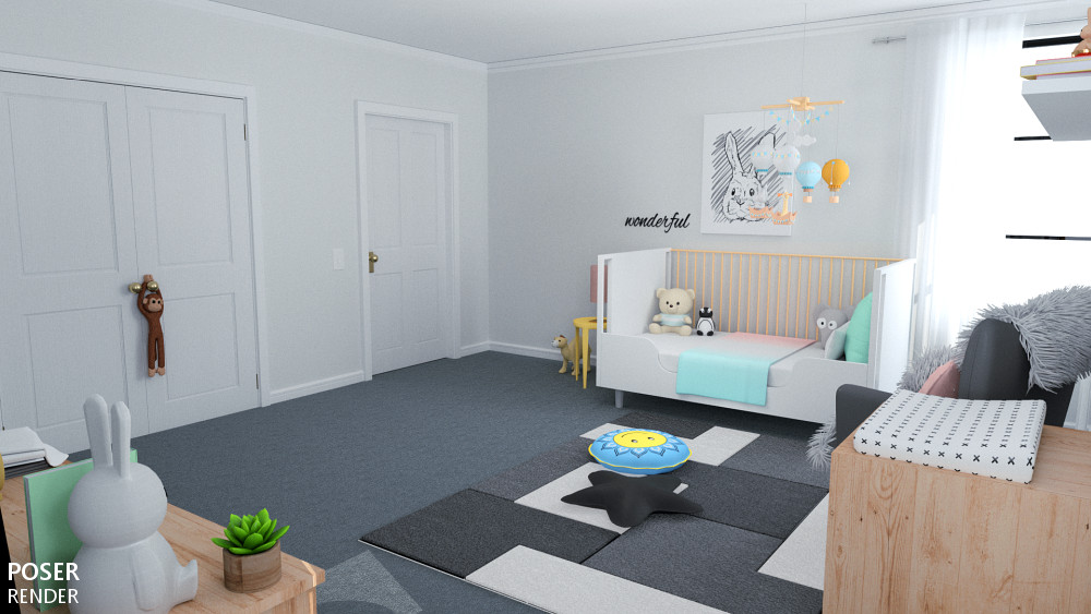Contemporary Nursery by N/A