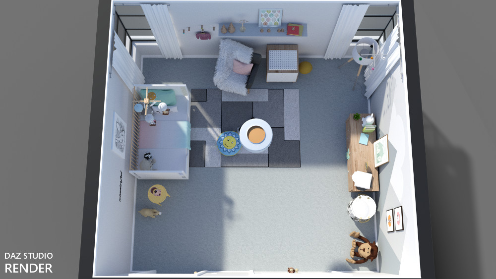 Contemporary Nursery by N/A
