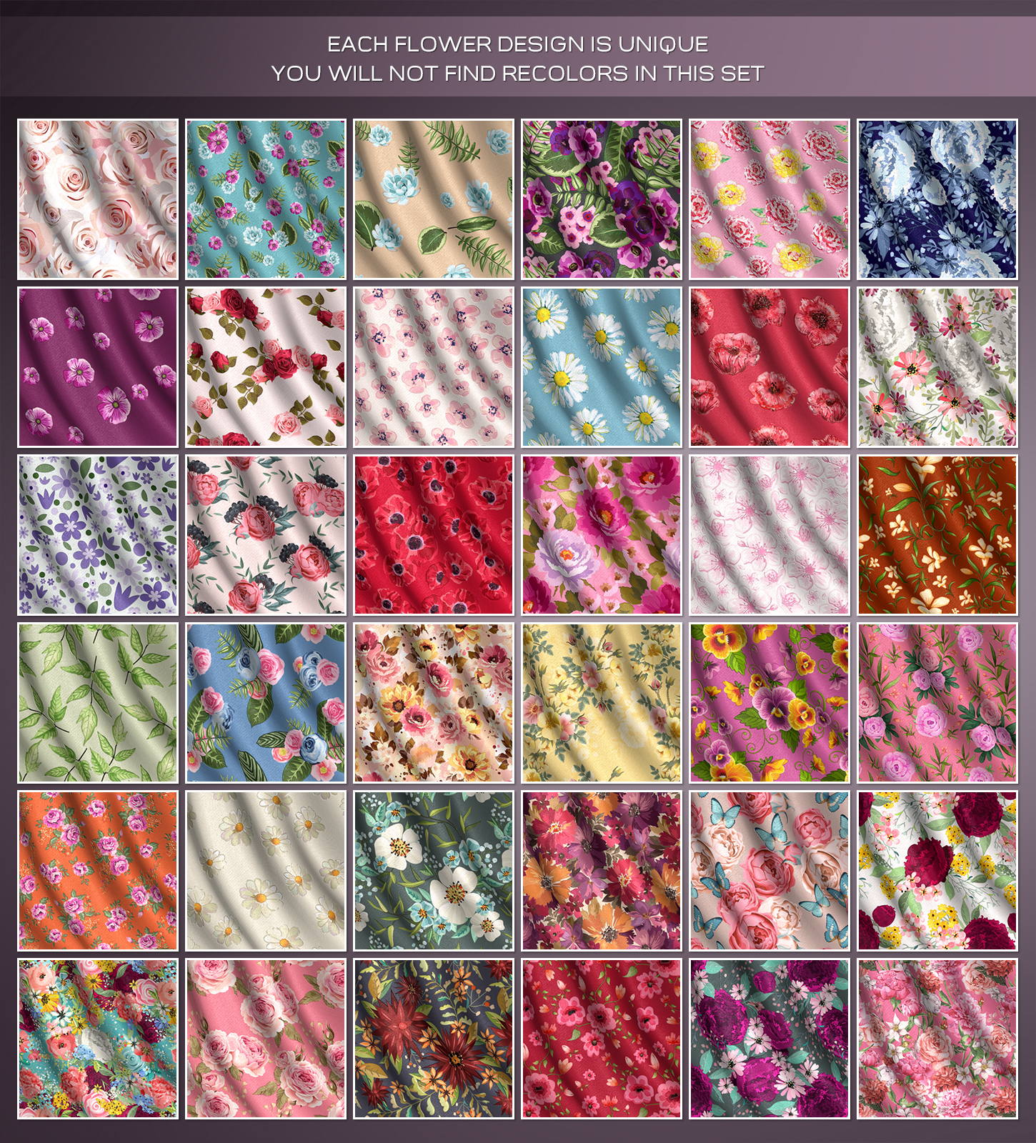 Poser - Floral Prints by N/A
