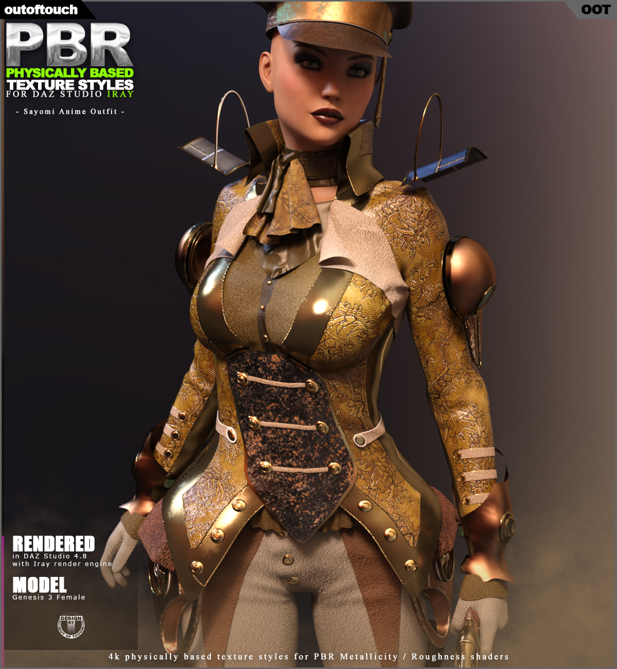 OOT PBR Texture Styles for Sayomi Anime Outfit by N/A