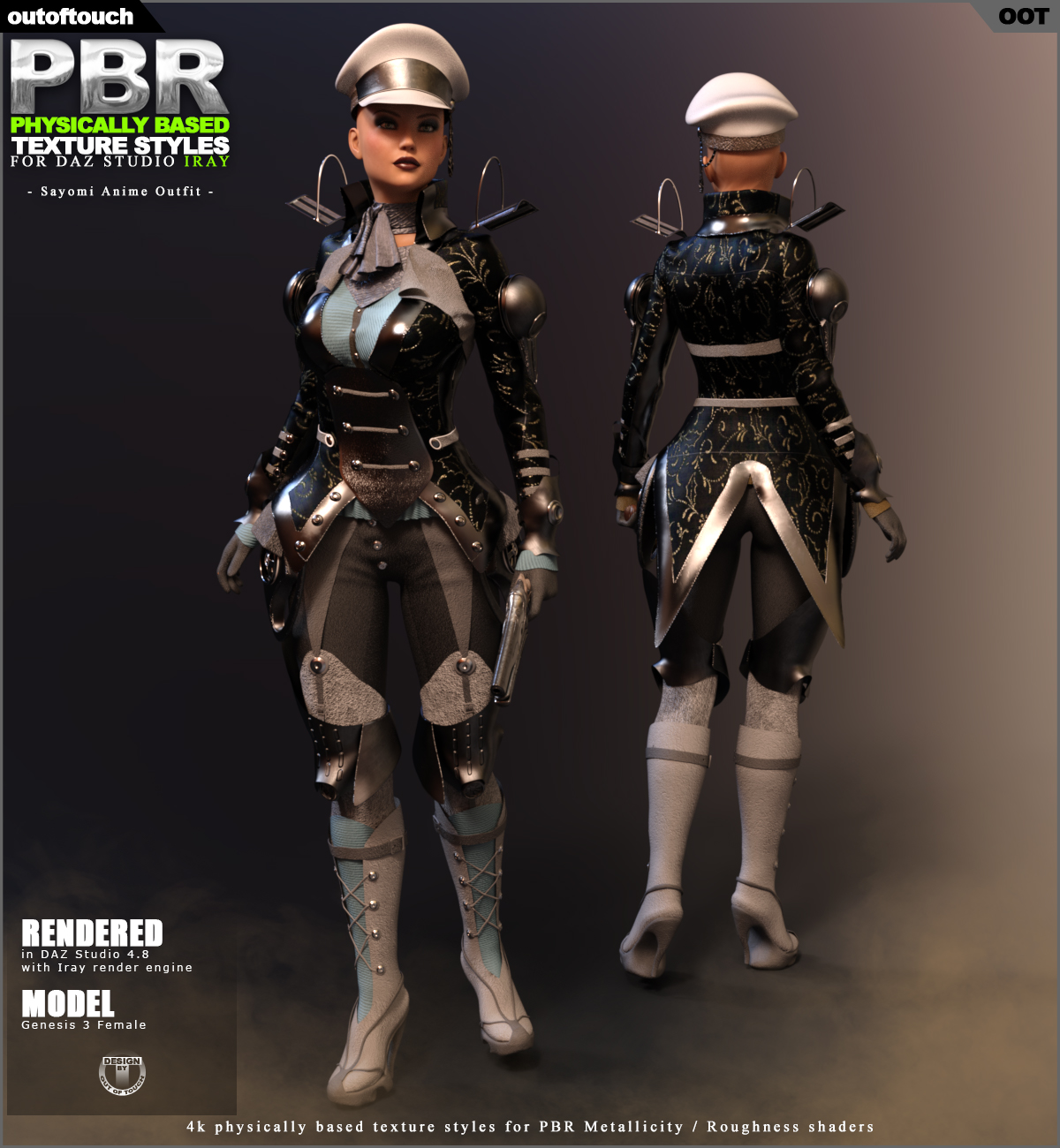 OOT PBR Texture Styles for Sayomi Anime Outfit by N/A