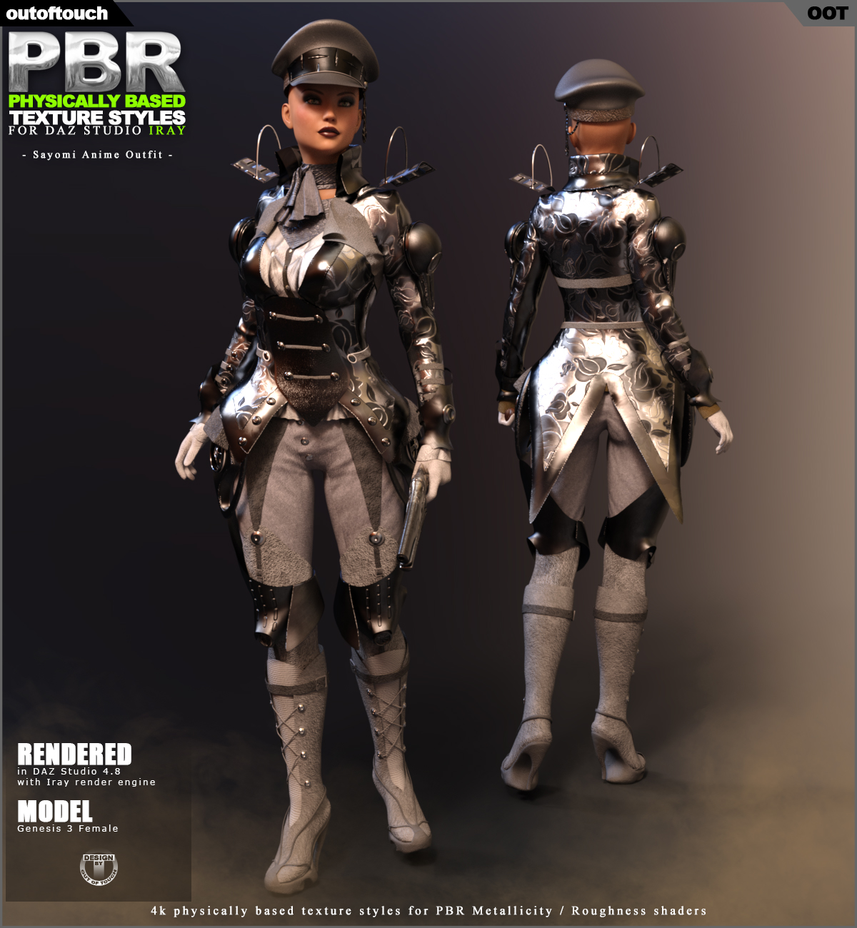 OOT PBR Texture Styles for Sayomi Anime Outfit by N/A