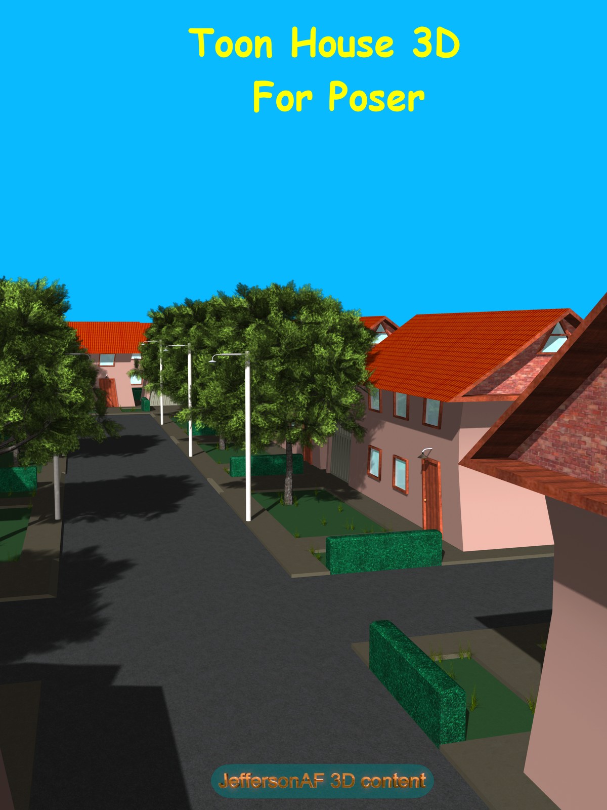 Toon House 3D for Poser by N/A