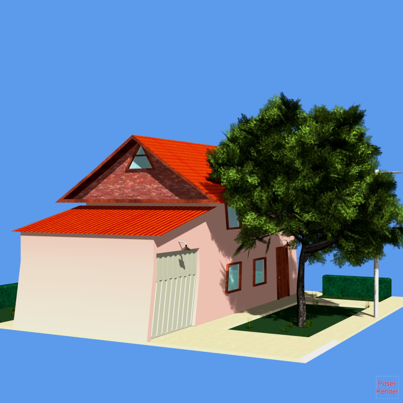 Toon House 3D for Poser by N/A