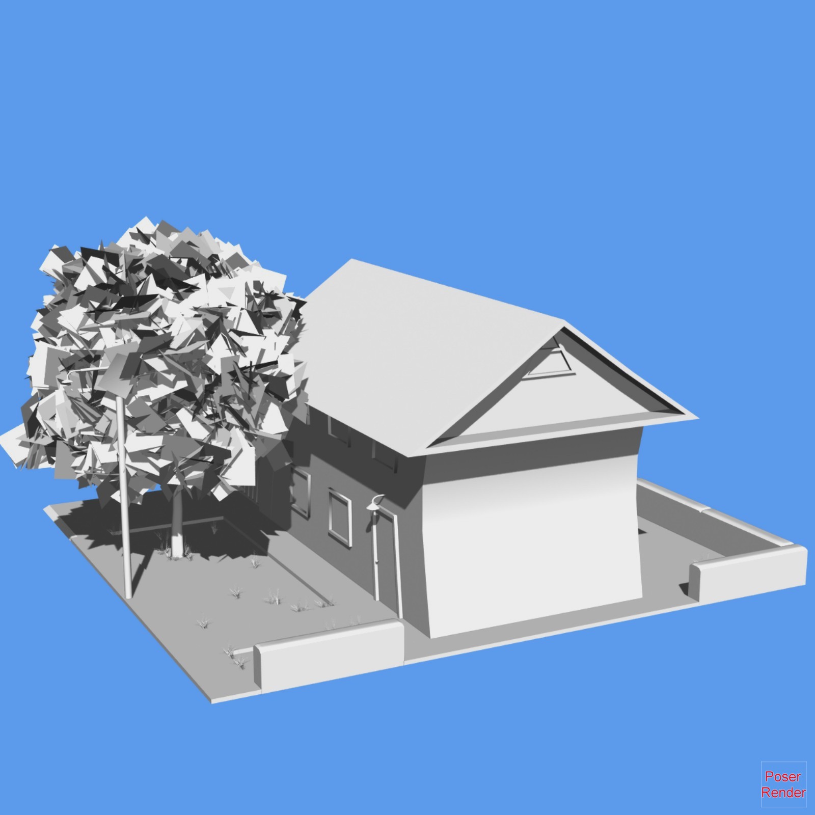 Toon House 3D for Poser by N/A