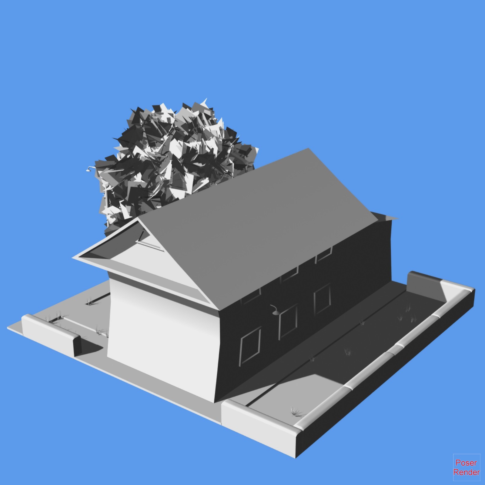 Toon House 3D for Poser by N/A