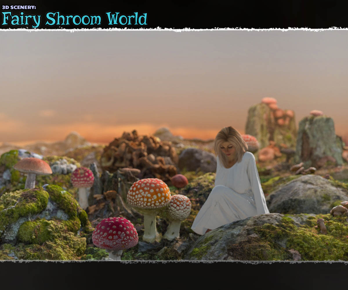 3D Scenery: Fairy Shroom World by N/A