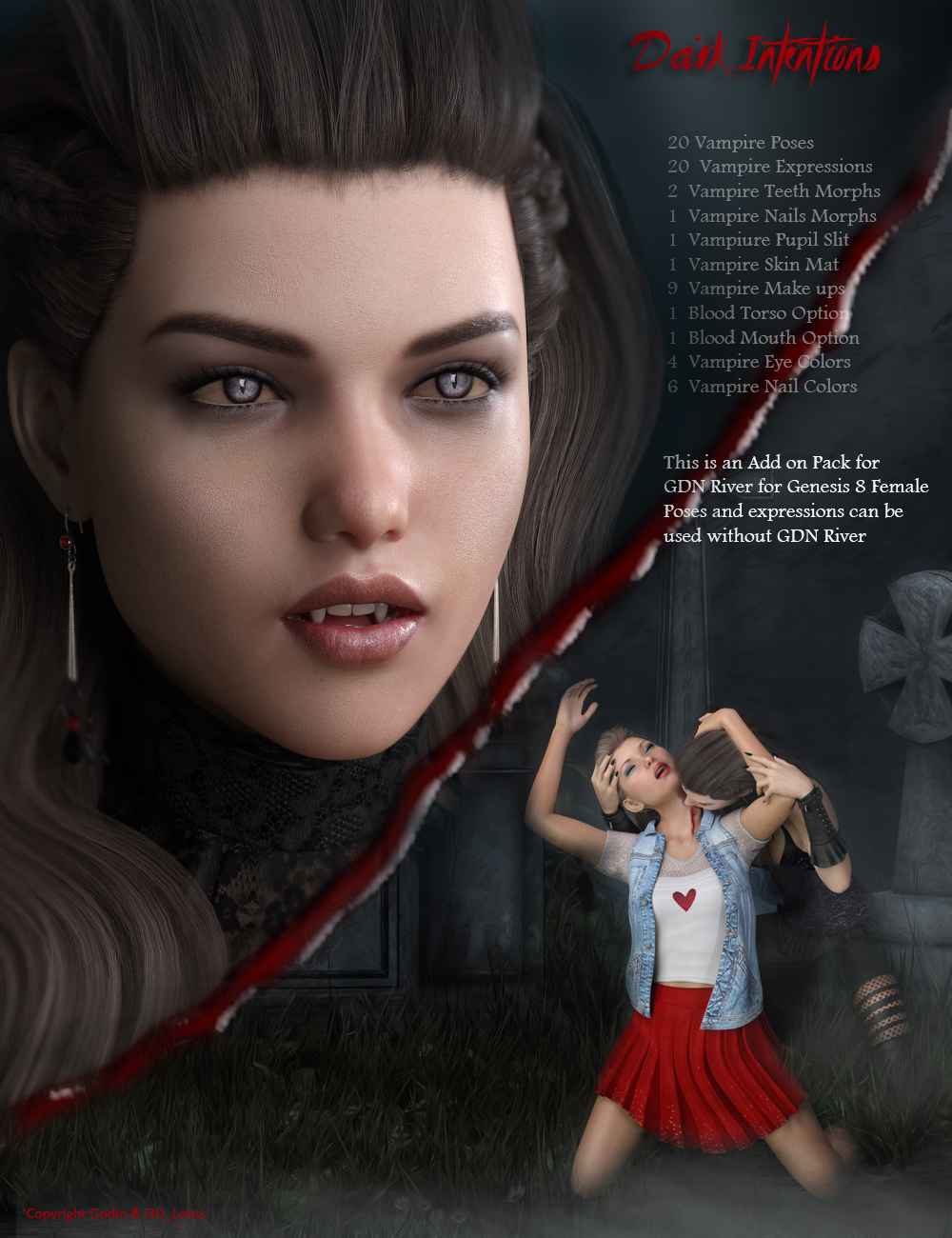 Dark Intentions for Genesis 8 Female by N/A