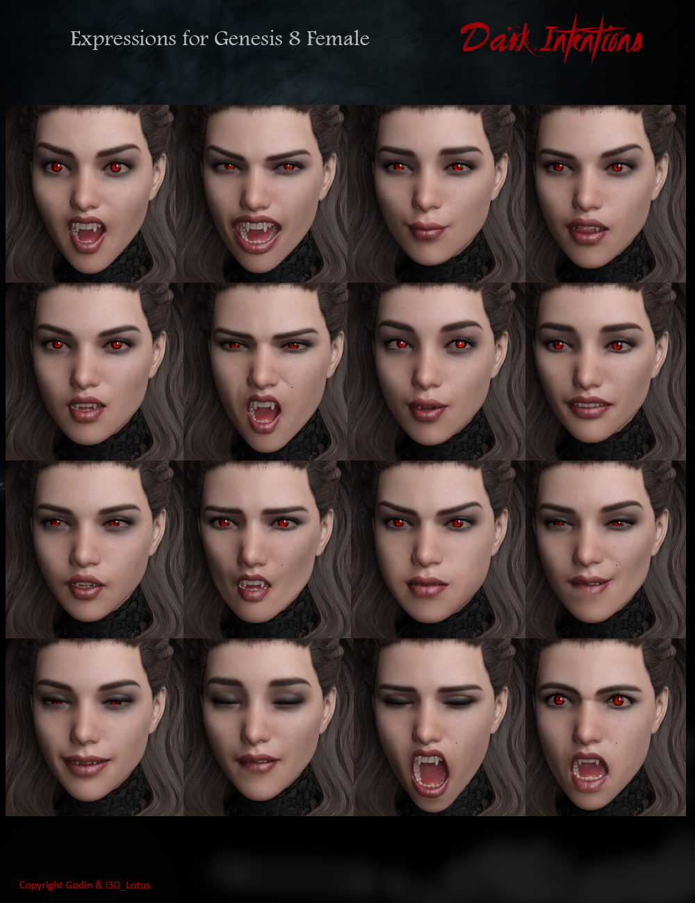 Dark Intentions for Genesis 8 Female by N/A