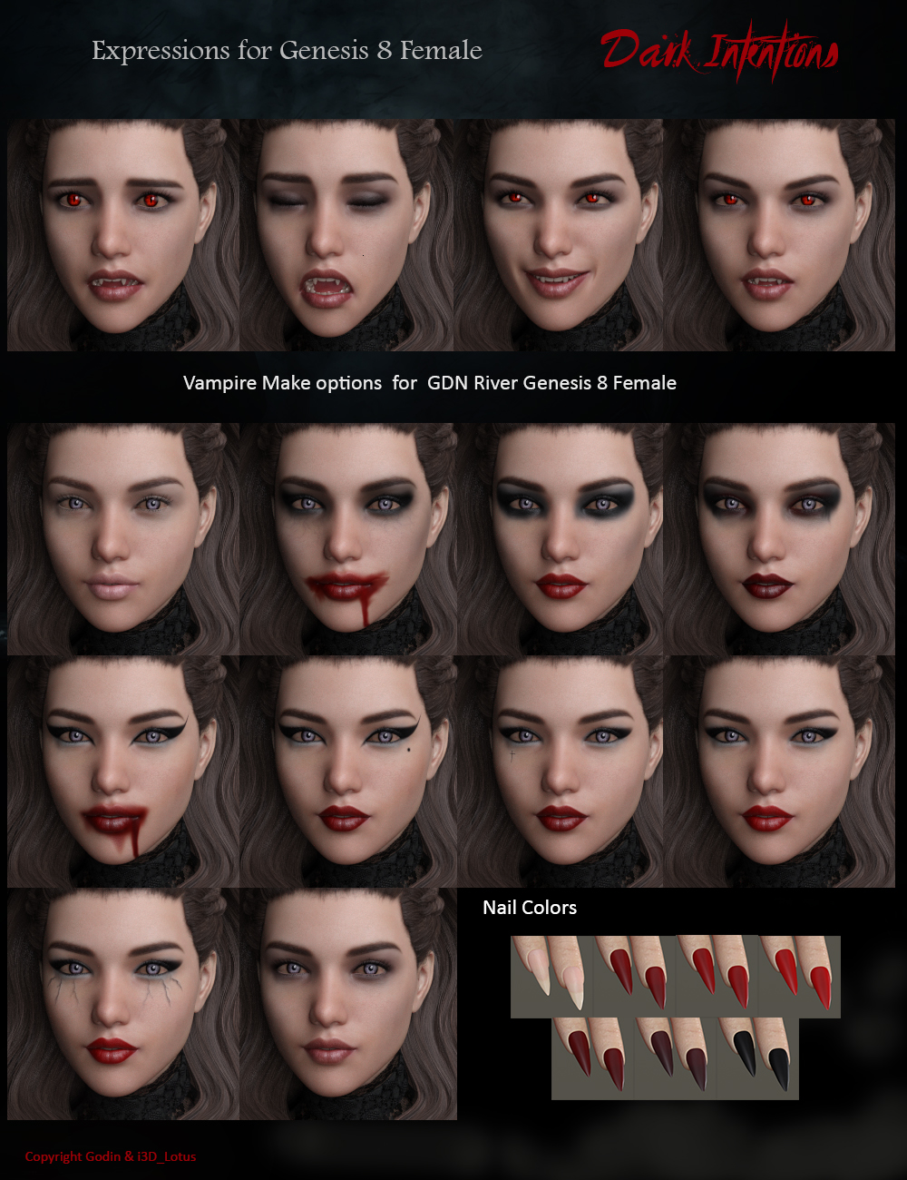 Dark Intentions for Genesis 8 Female by N/A