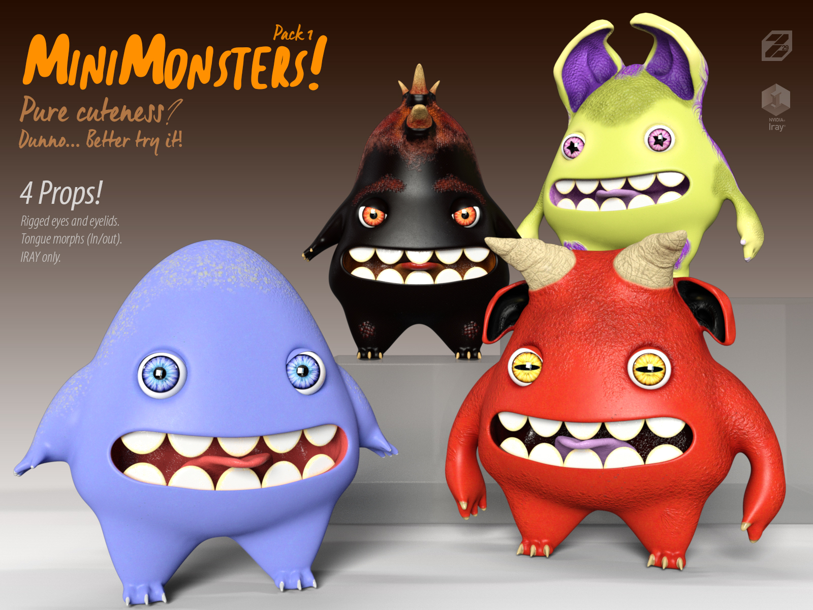 MiniMonsters - Pack 1 by N/A