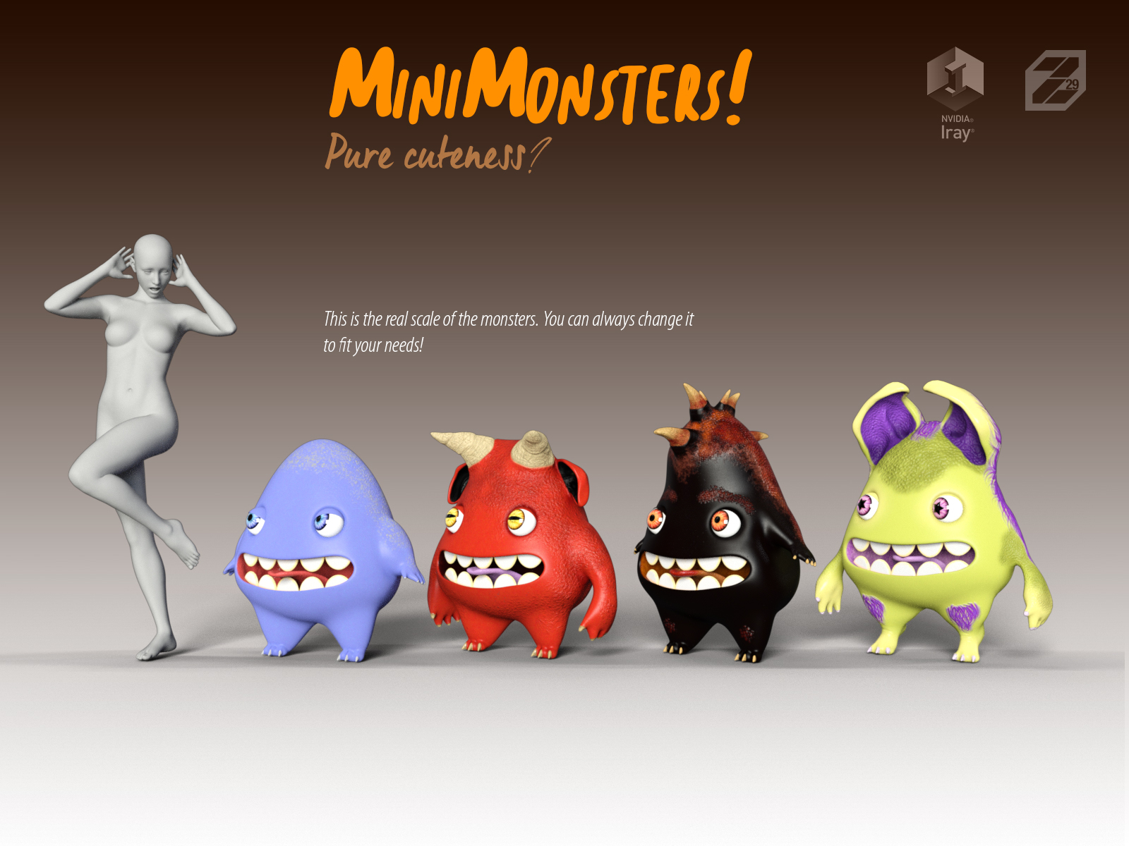 MiniMonsters - Pack 1 by N/A