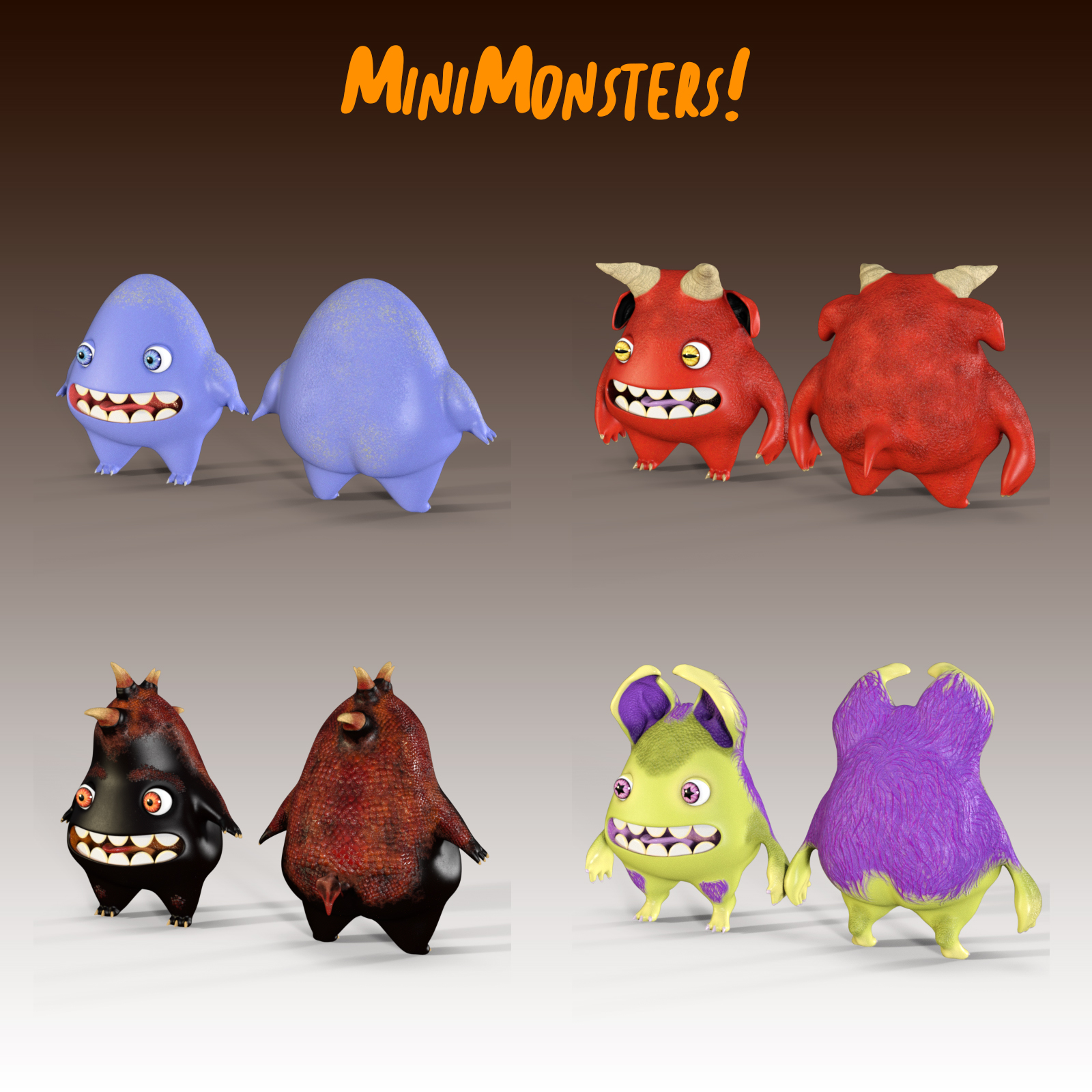 MiniMonsters - Pack 1 by N/A