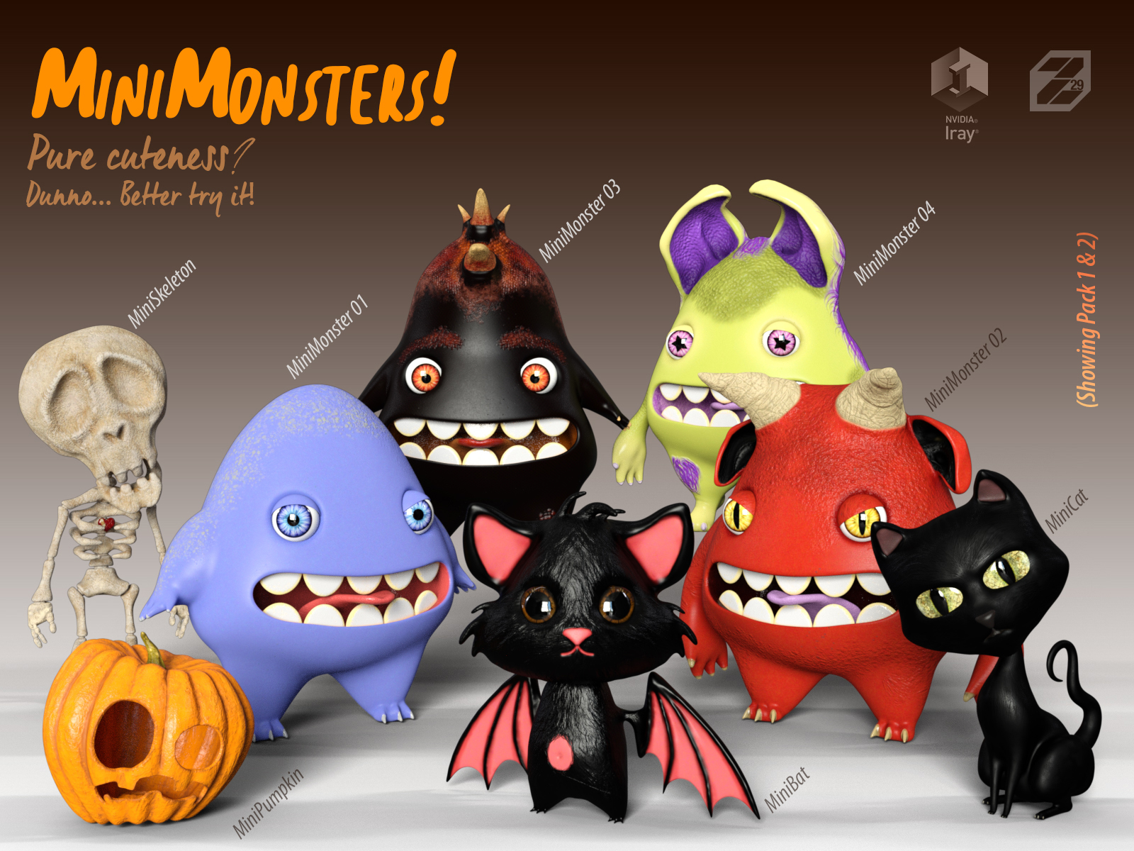 MiniMonsters - Pack 1 by N/A