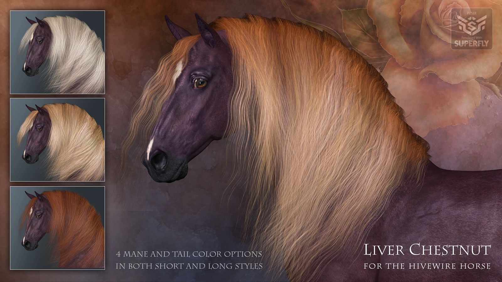 CWRW Liver Chestnut for the HiveWire Horse by N/A