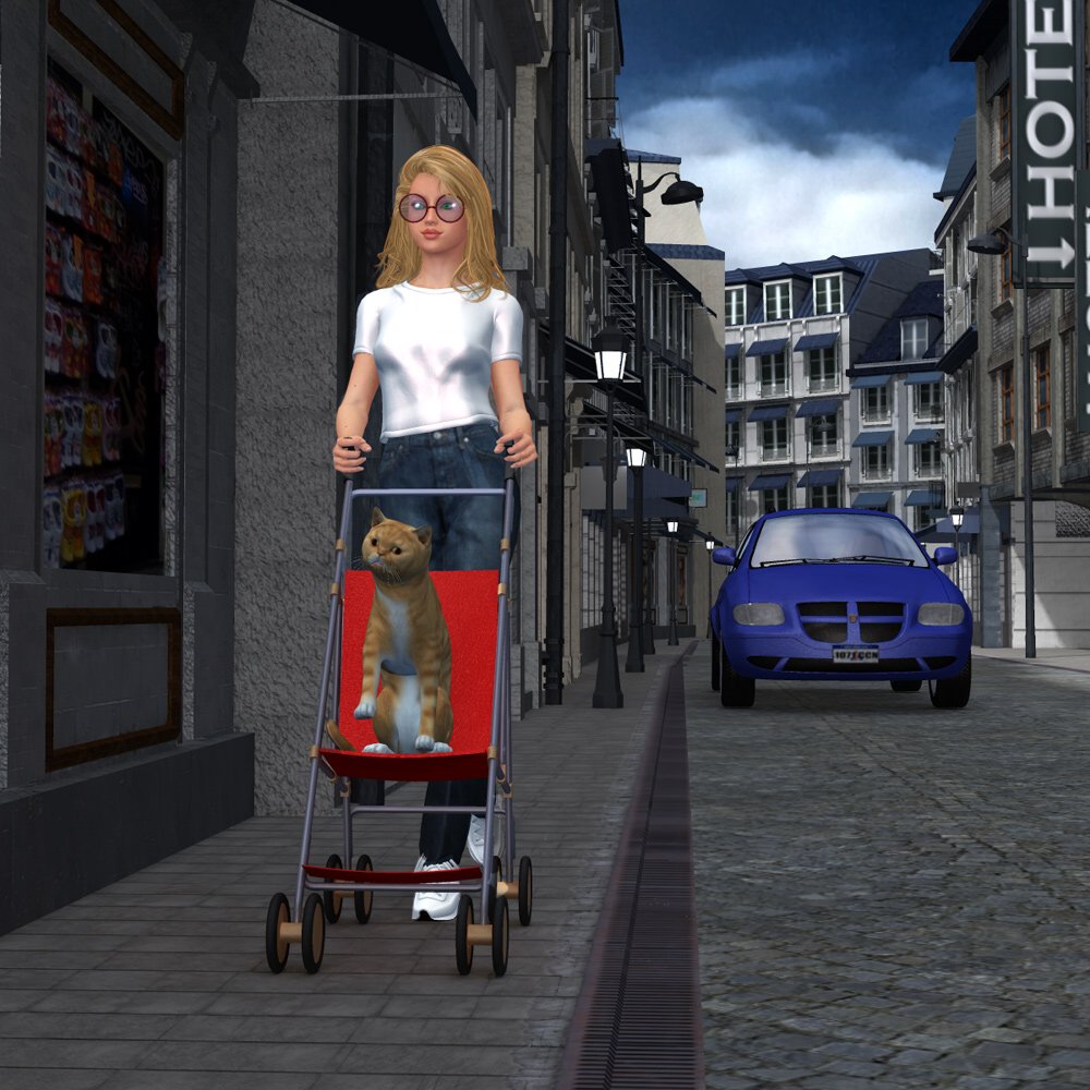 Stroller 1 (for DAZ Studio) by N/A