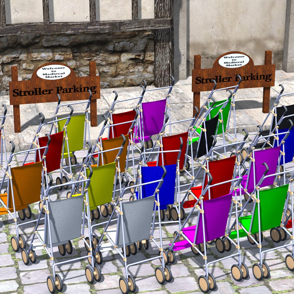 Stroller 1 (for DAZ Studio) by N/A