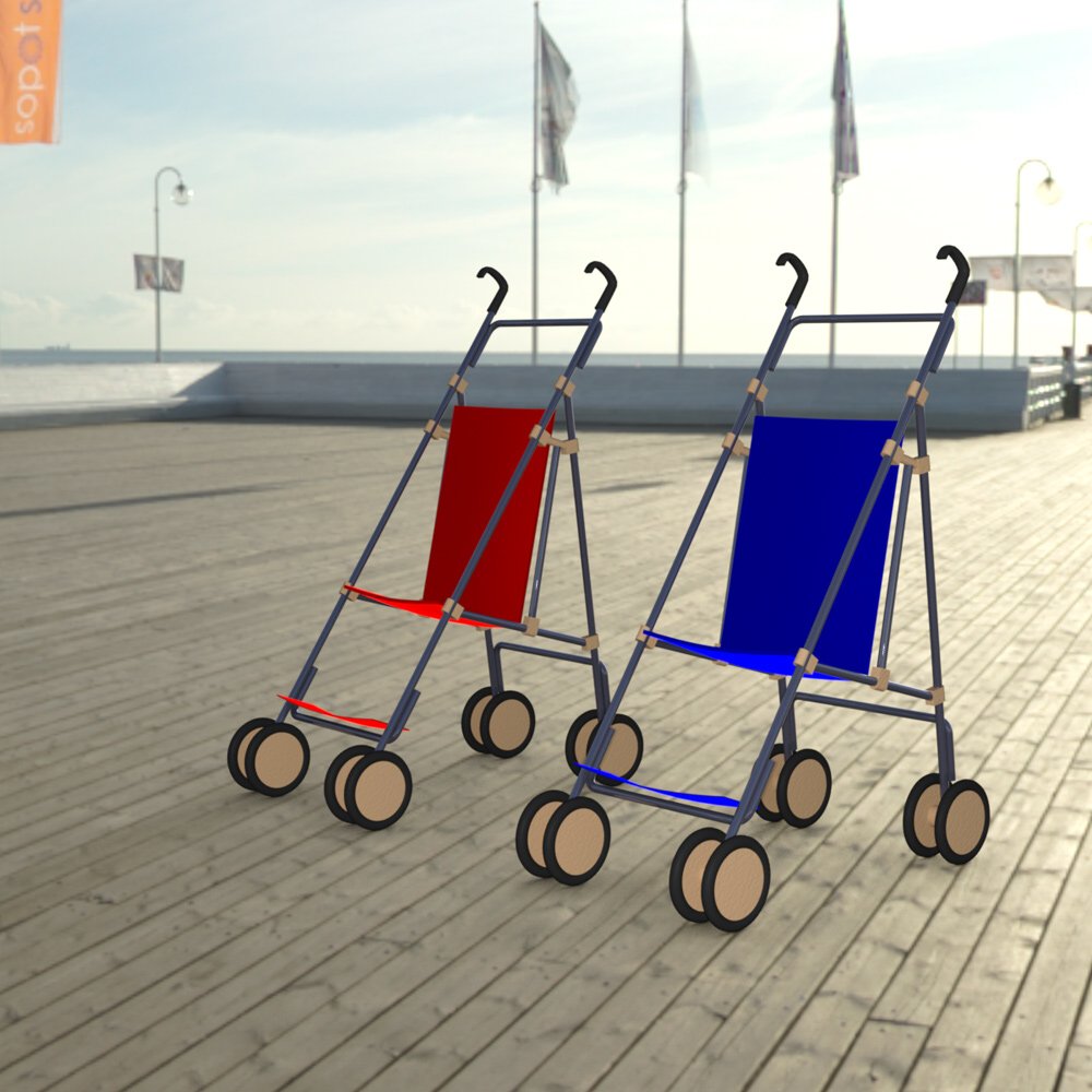 Stroller 1 (for DAZ Studio) by N/A