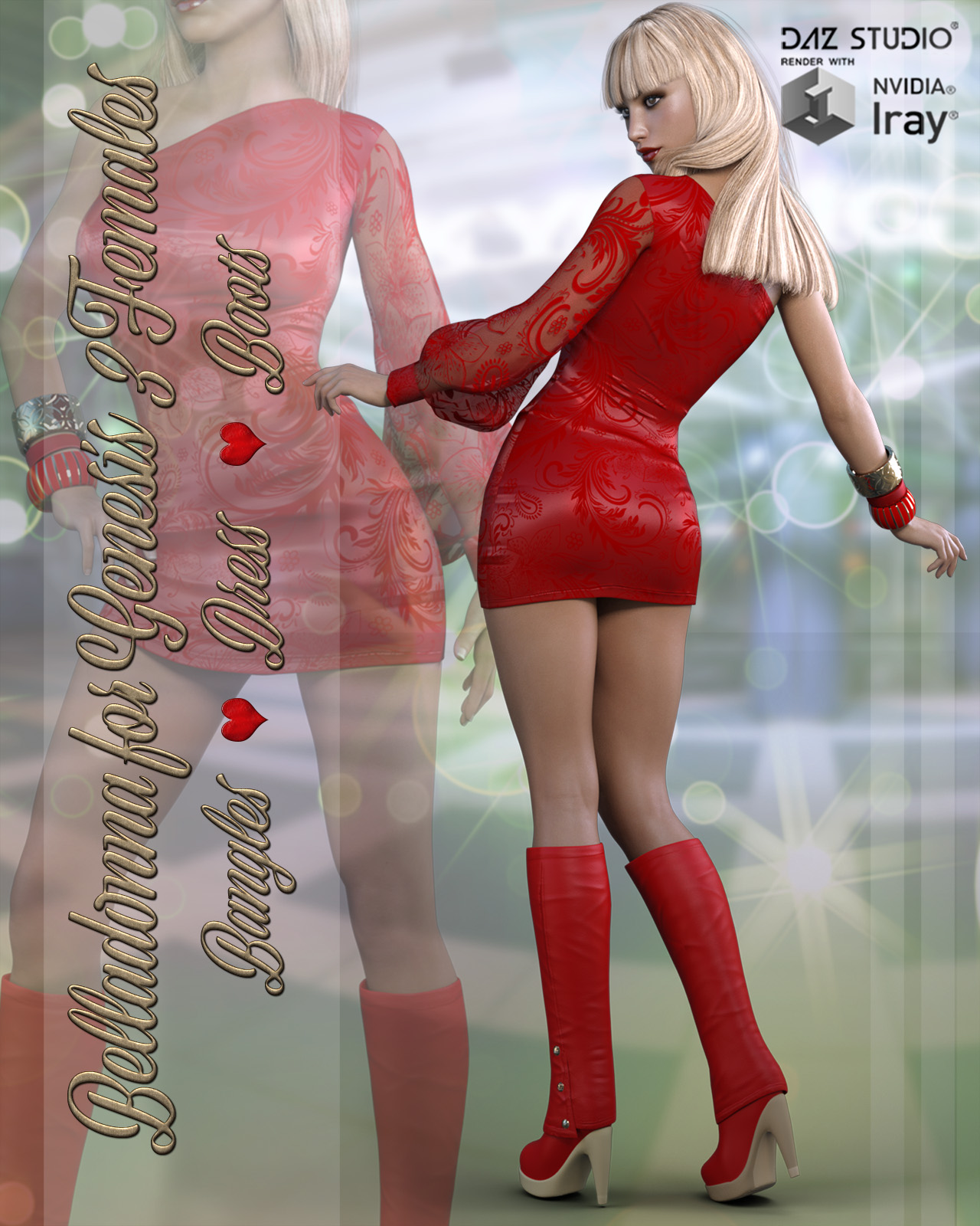 Belladonna Outfit for Genesis 3 Females by N/A