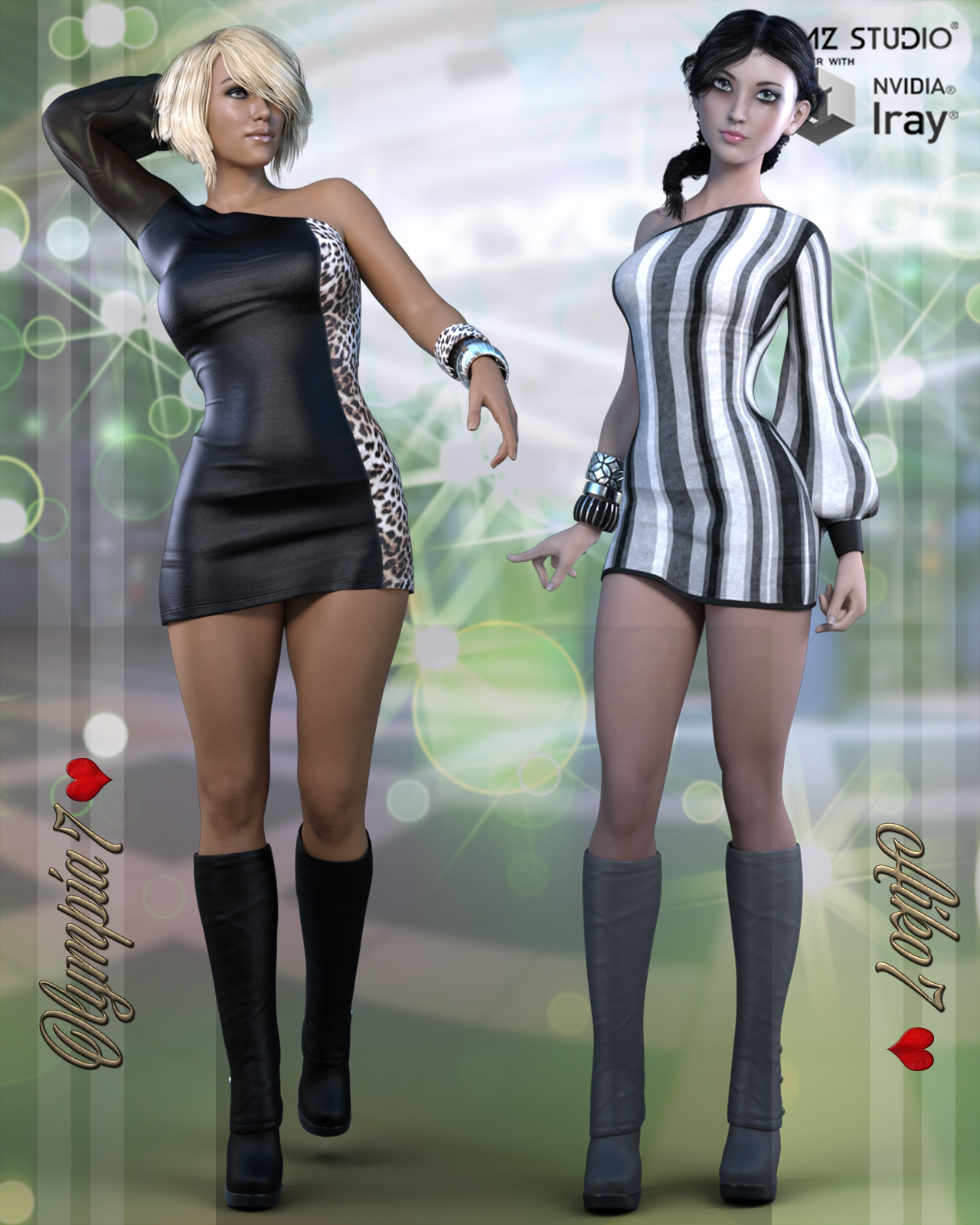 Belladonna Outfit for Genesis 3 Females by N/A