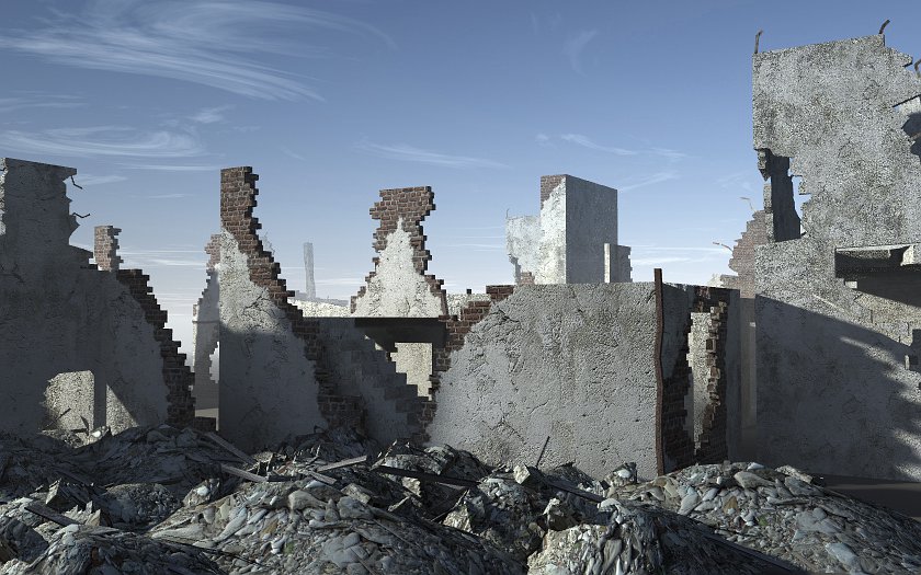 Ruined Buildings - Extended License by N/A