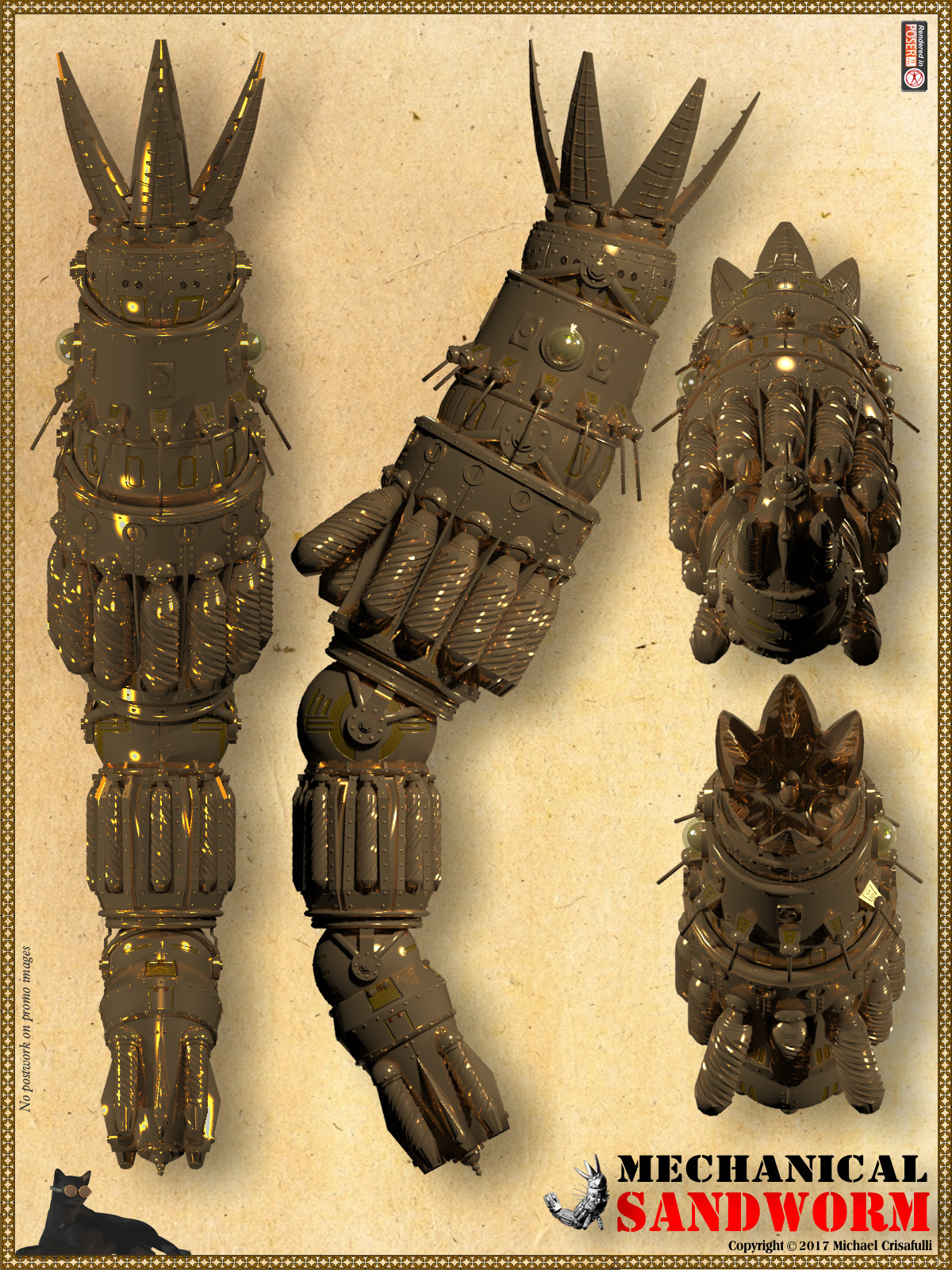 Mechanical Sandworm by N/A
