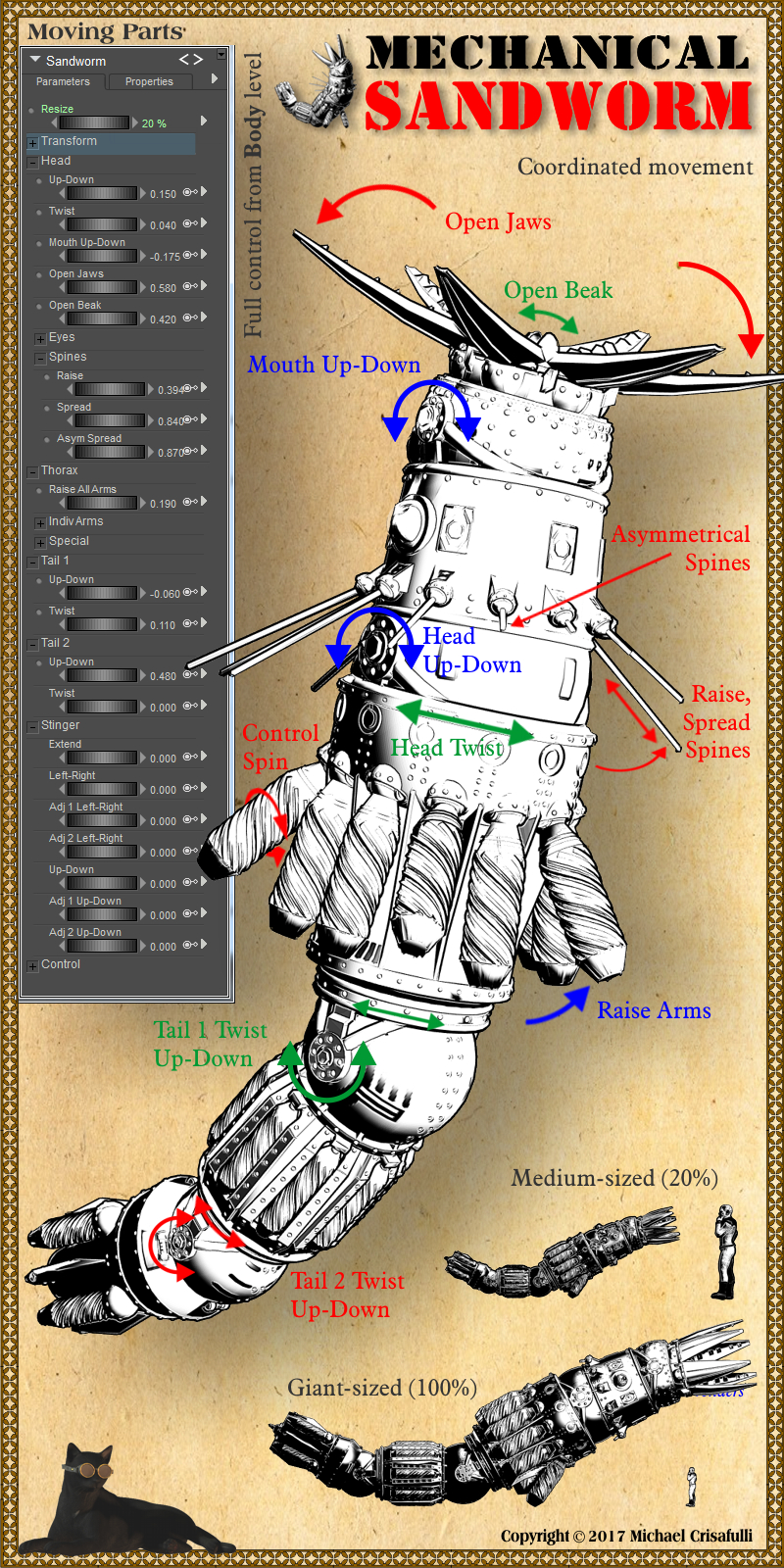 Mechanical Sandworm by N/A