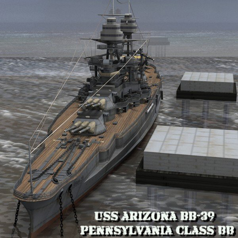 U.S.S Arizona for Poser by N/A