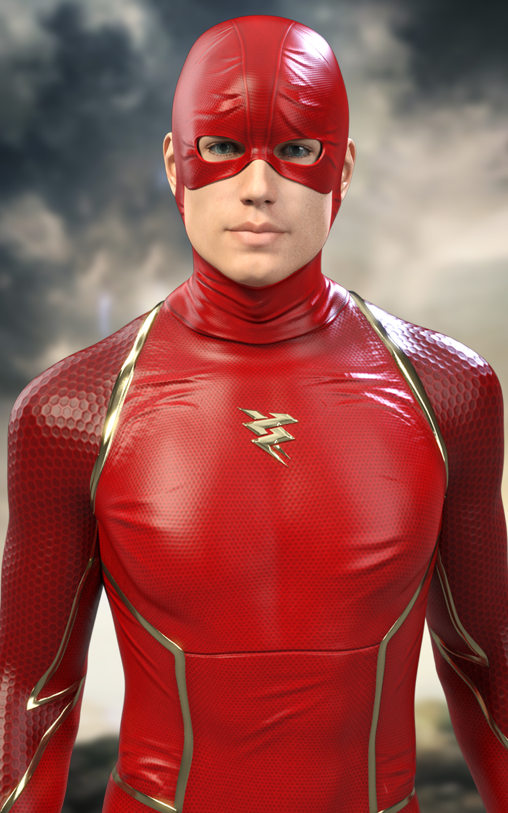 X-Fashion Fast Hero Outfit for Genesis 8 Males by N/A
