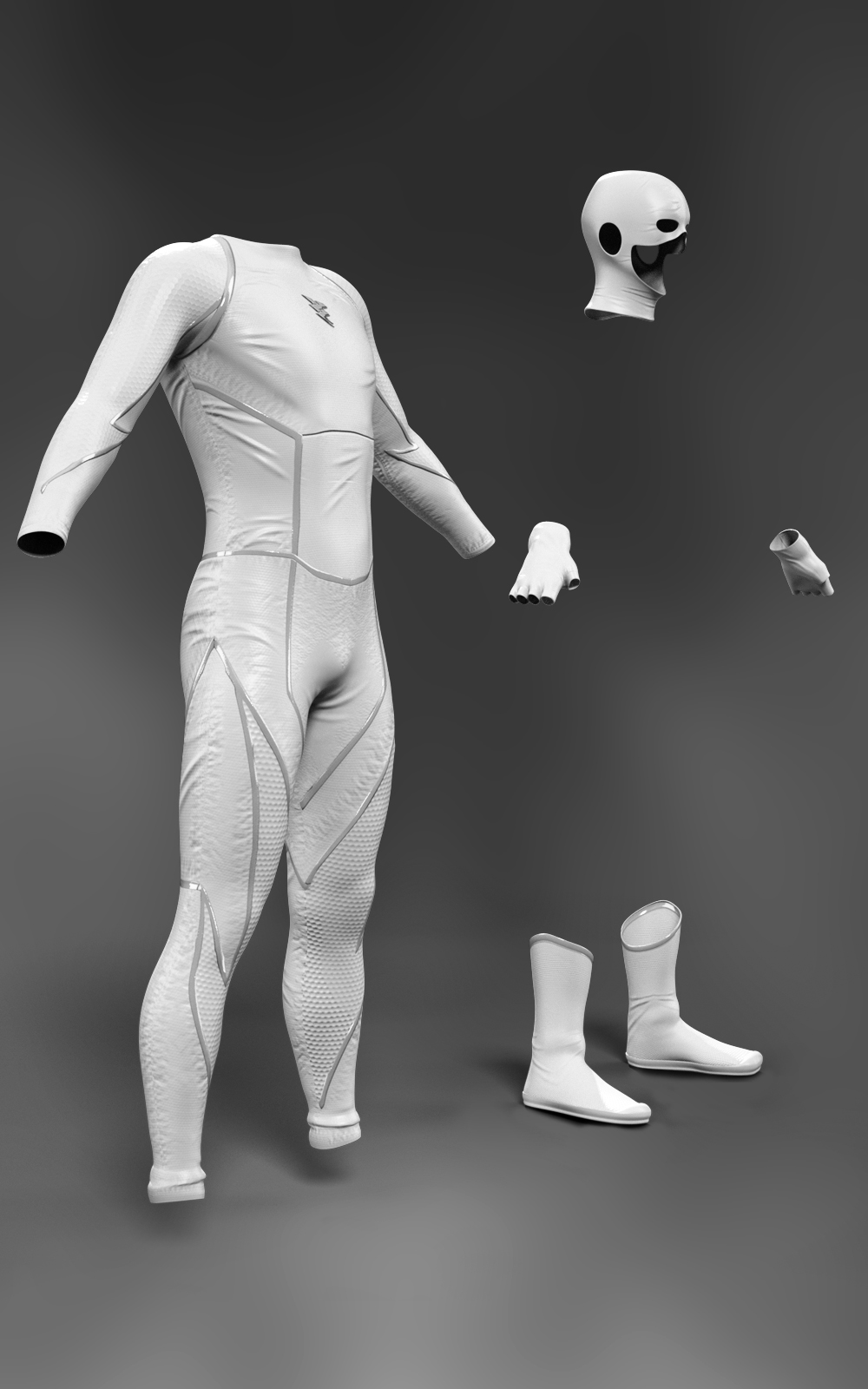 X-Fashion Fast Hero Outfit for Genesis 8 Males by N/A
