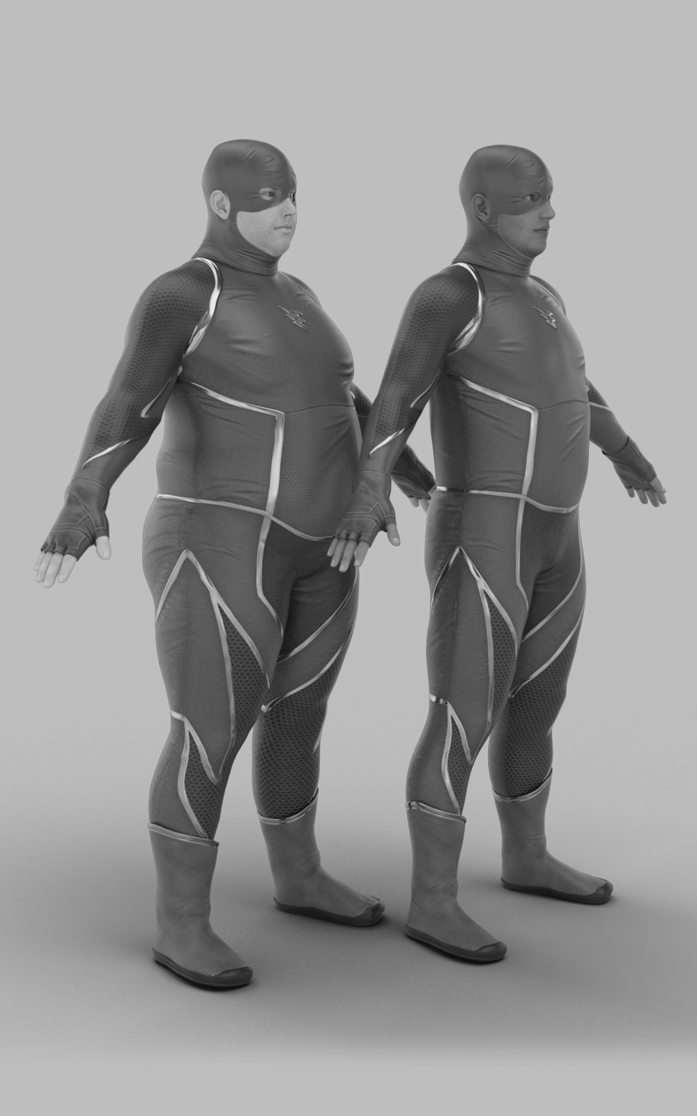 X-Fashion Fast Hero Outfit for Genesis 8 Males by N/A