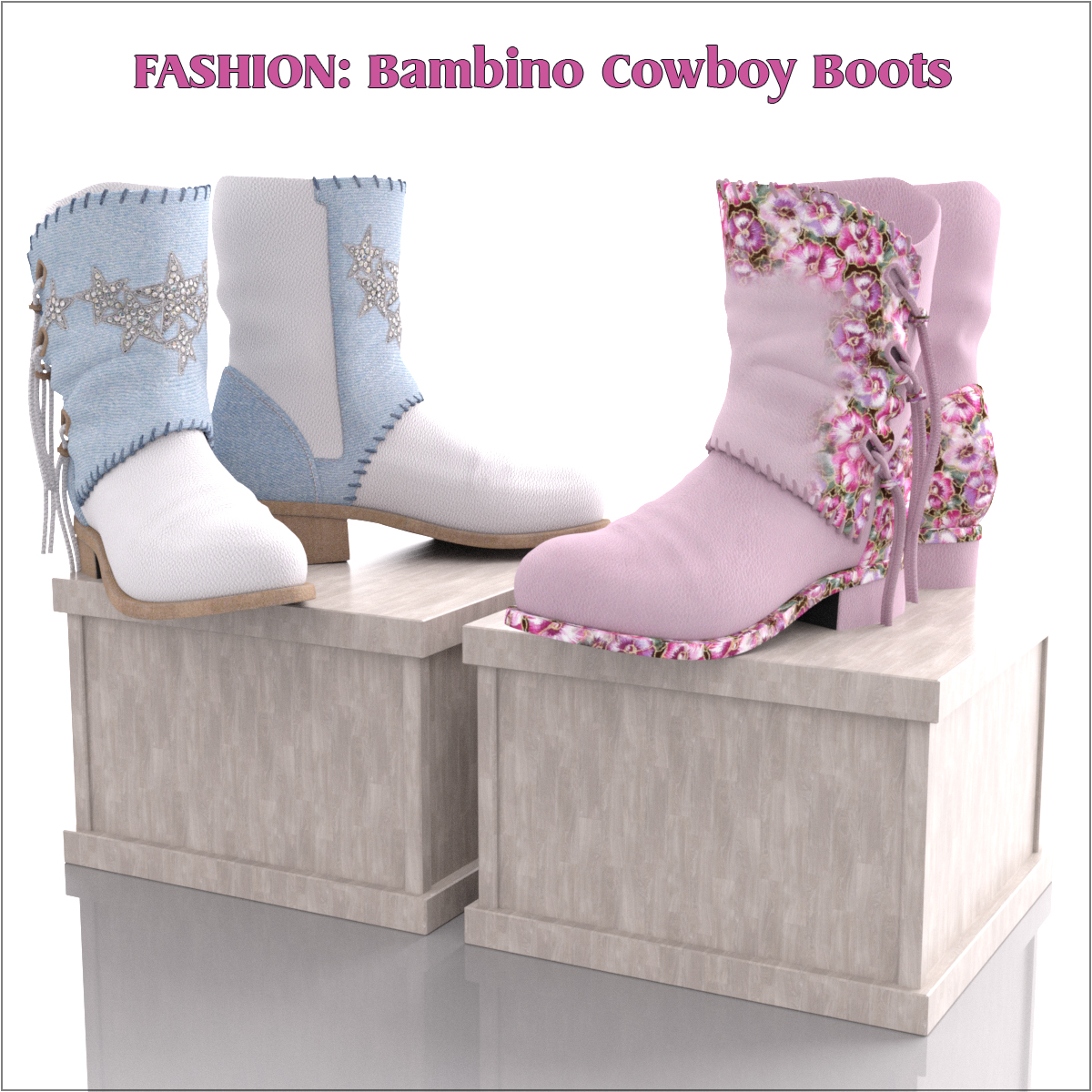 FASHION: Bambino Cowboy Boots by N/A