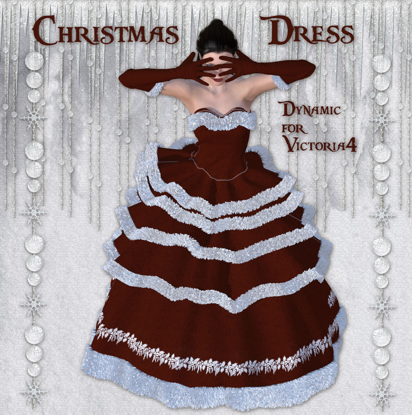 Christmas Dress for V4 and Poser by N/A