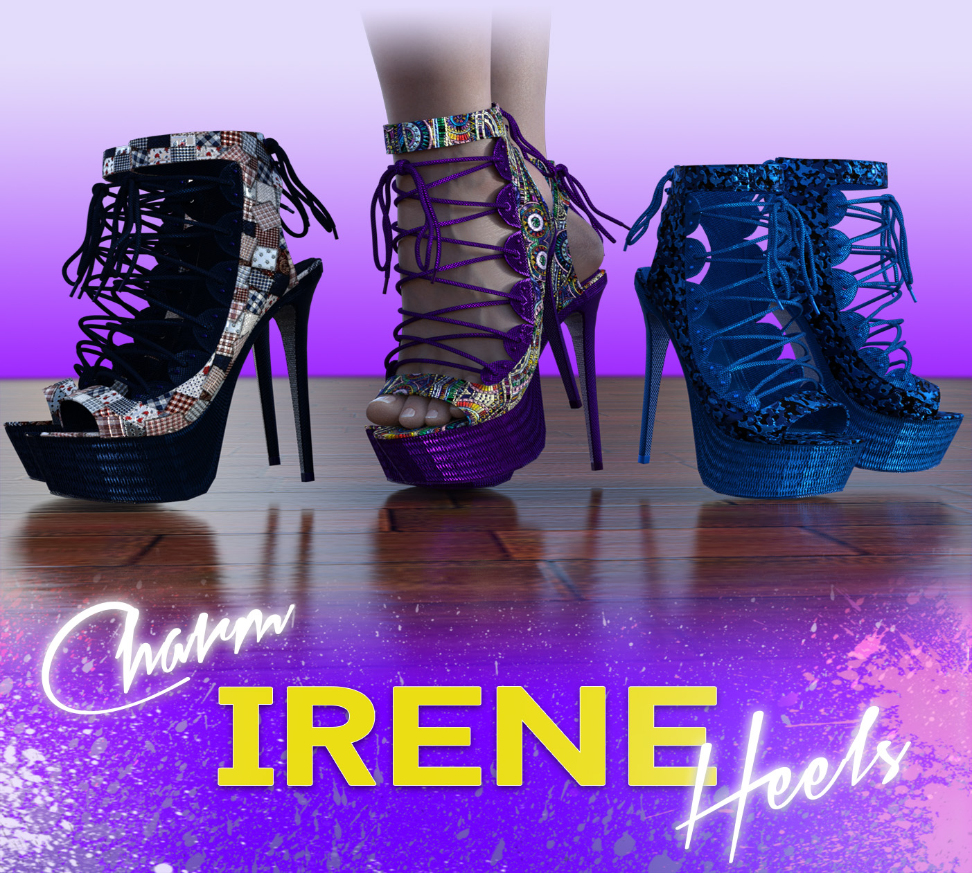 Charm-Irene Heels by N/A