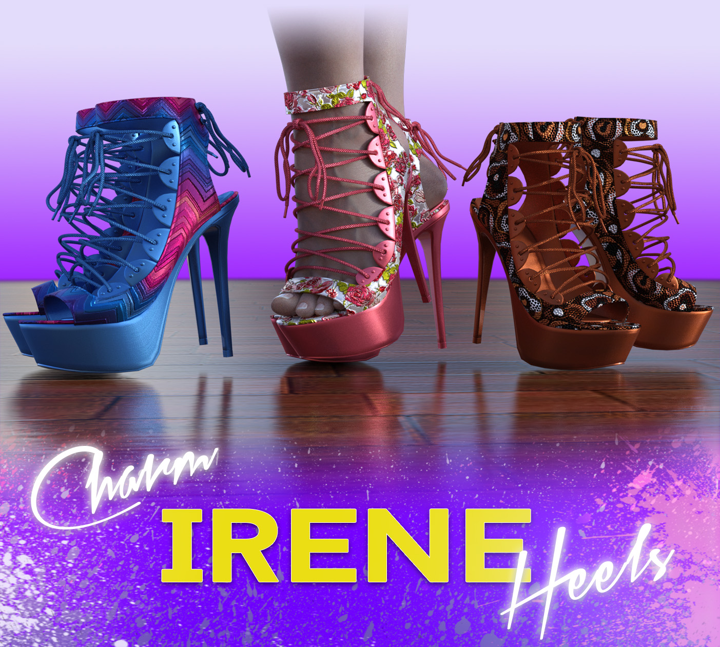 Charm-Irene Heels by N/A