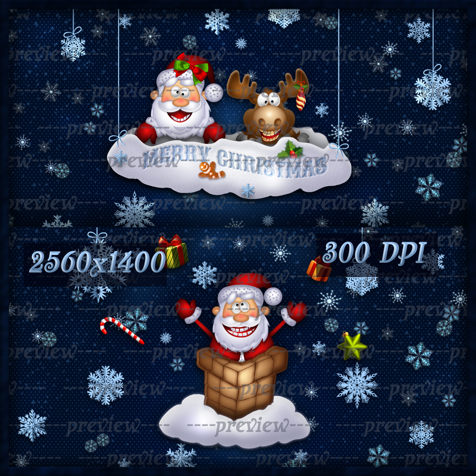 CHRISTMAS SANTA Wallpapers and Tags by N/A